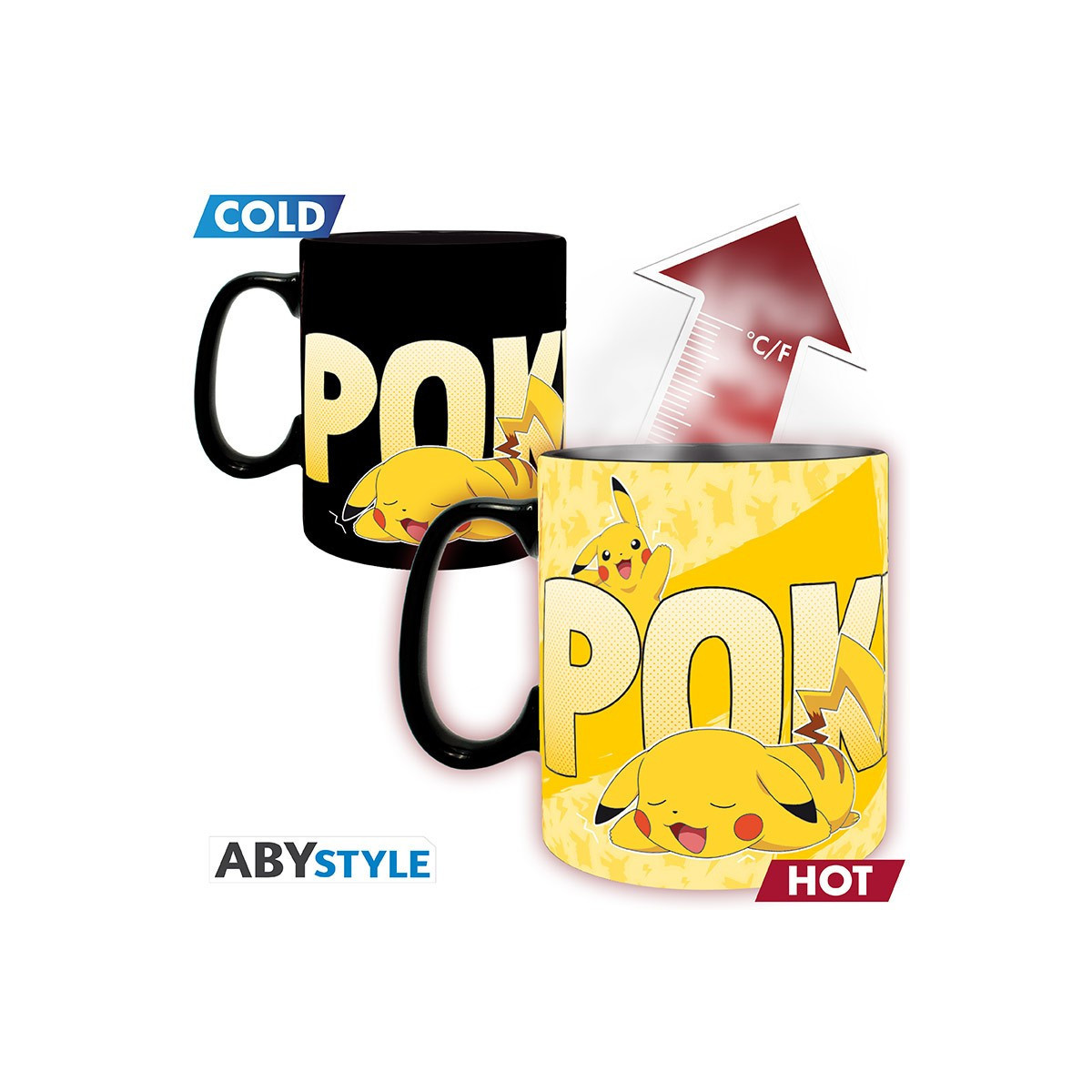 ABYstyle – Pokémon Thermoreaktive Pikachu-Tasse