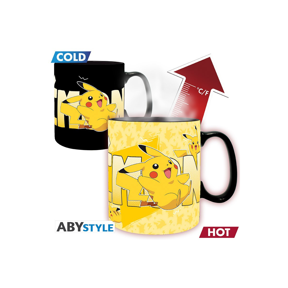 ABYstyle – Pokémon Thermoreaktive Pikachu-Tasse