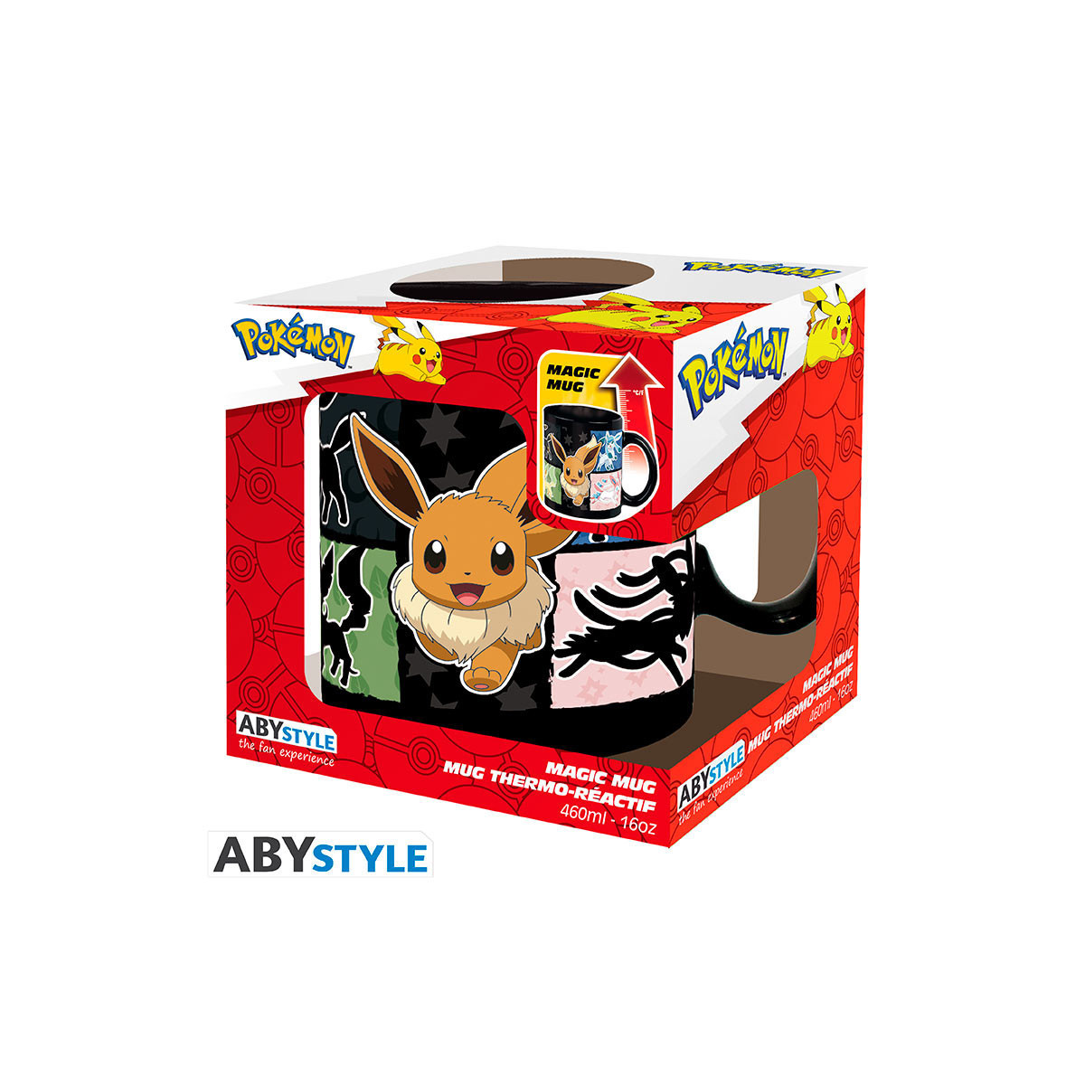 ABYstyle – Pokémon Thermoreaktive Tasse mit Évoli-Motiv