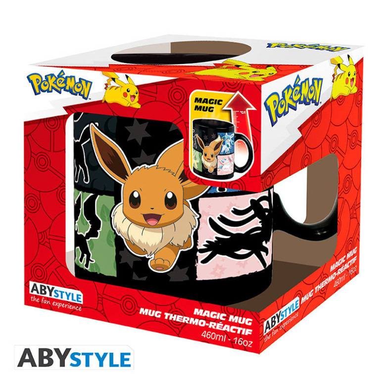 ABYstyle – Pokémon Thermoreaktive Tasse mit Évoli-Motiv