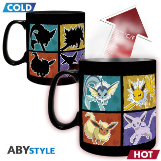 ABYstyle – Pokémon Thermoreaktive Tasse mit Évoli-Motiv