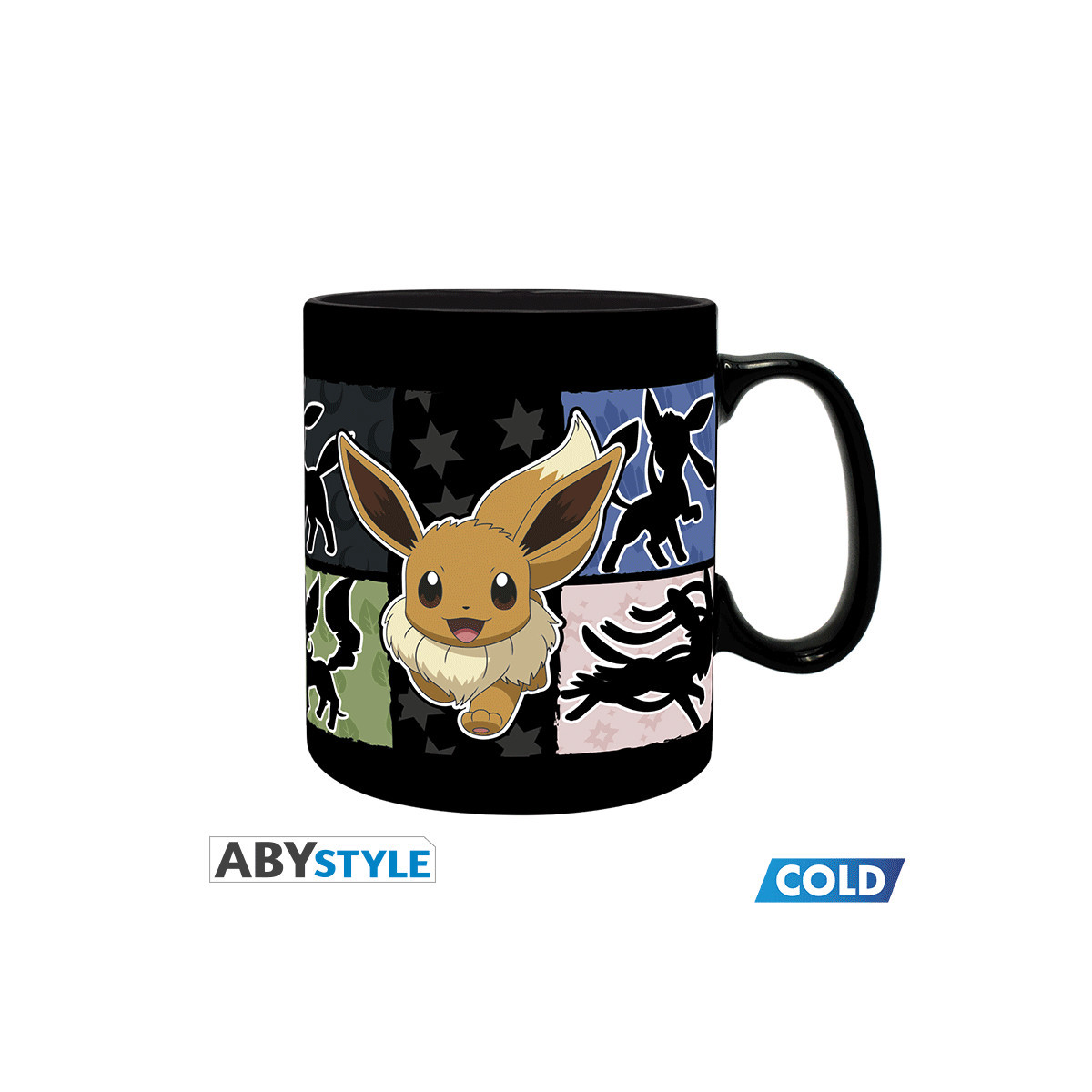 ABYstyle – Pokémon Thermoreaktive Tasse mit Évoli-Motiv
