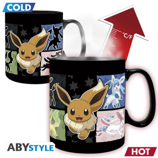 ABYstyle – Pokémon Thermoreaktive Tasse mit Évoli-Motiv