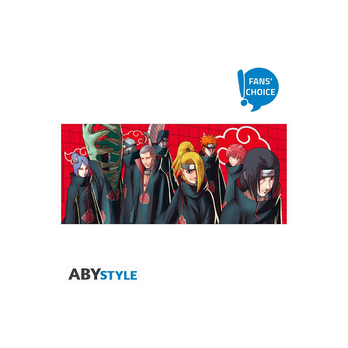 ABYstyle – „ Naruto “ SHIPPUDEN-Becher „Fans’ Choice“ mit Akatsuki-Motiv
