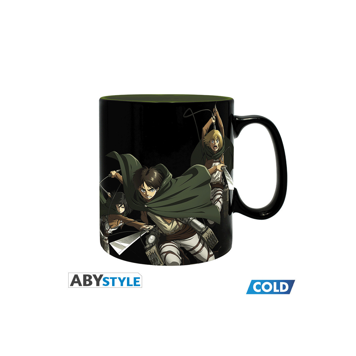 ABYstyle – ATTACK ON TITAN Thermoreaktive Tasse „Titan Eren S3“