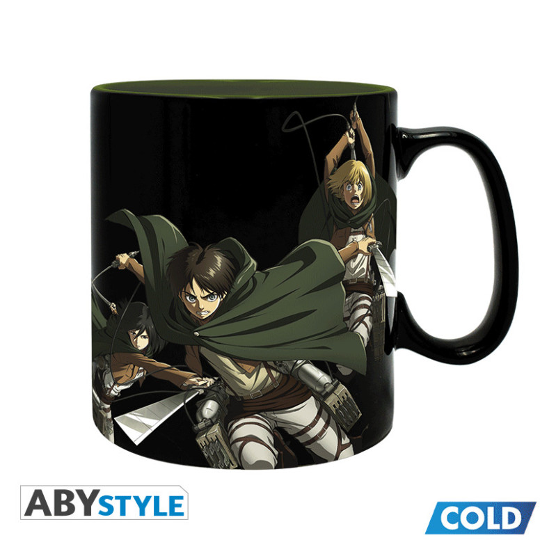 ABYstyle – ATTACK ON TITAN Thermoreaktive Tasse „Titan Eren S3“
