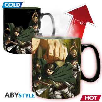 ABYstyle – ATTACK ON TITAN Thermoreaktive Tasse „Titan Eren S3“