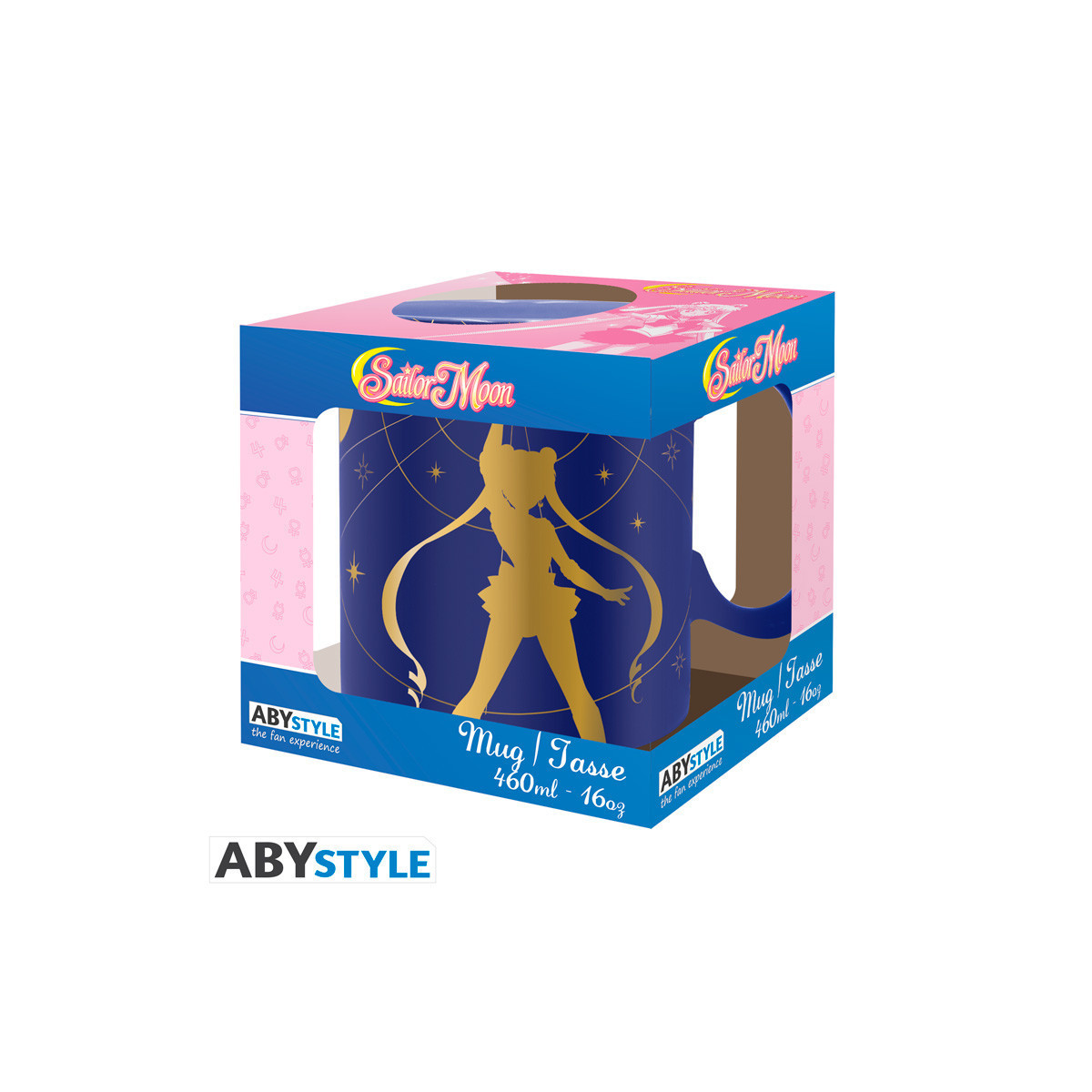 ABYstyle – „ Sailor Moon “-Becher „ Sailor Moon “ in Gold, großes Fassungsvermögen