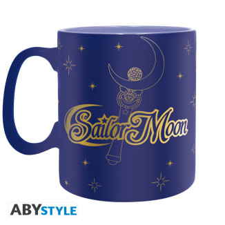 ABYstyle – „ Sailor Moon “-Becher „ Sailor Moon “ in Gold, großes Fassungsvermögen