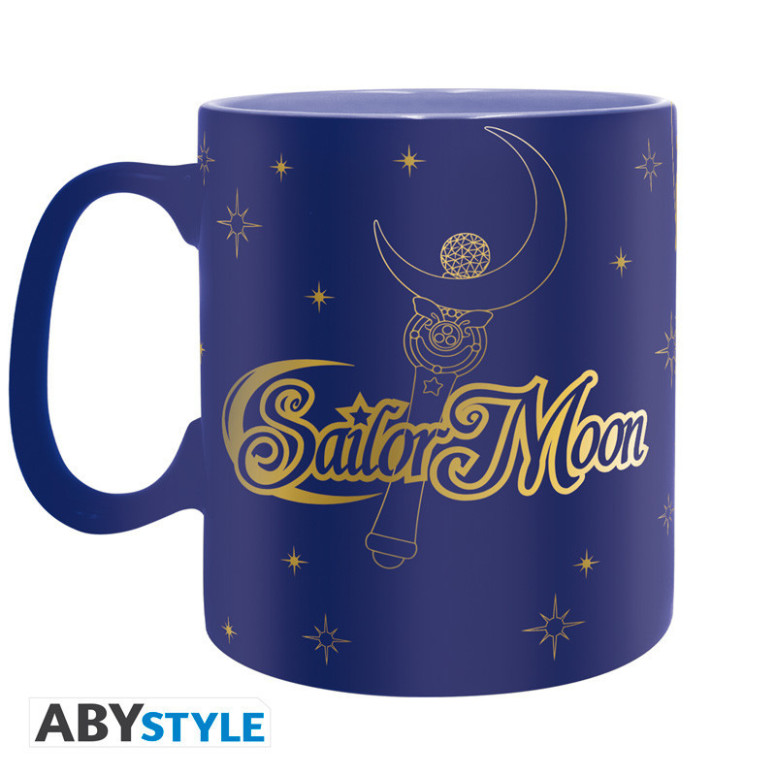 ABYstyle – „ Sailor Moon “-Becher „ Sailor Moon “ in Gold, großes Fassungsvermögen