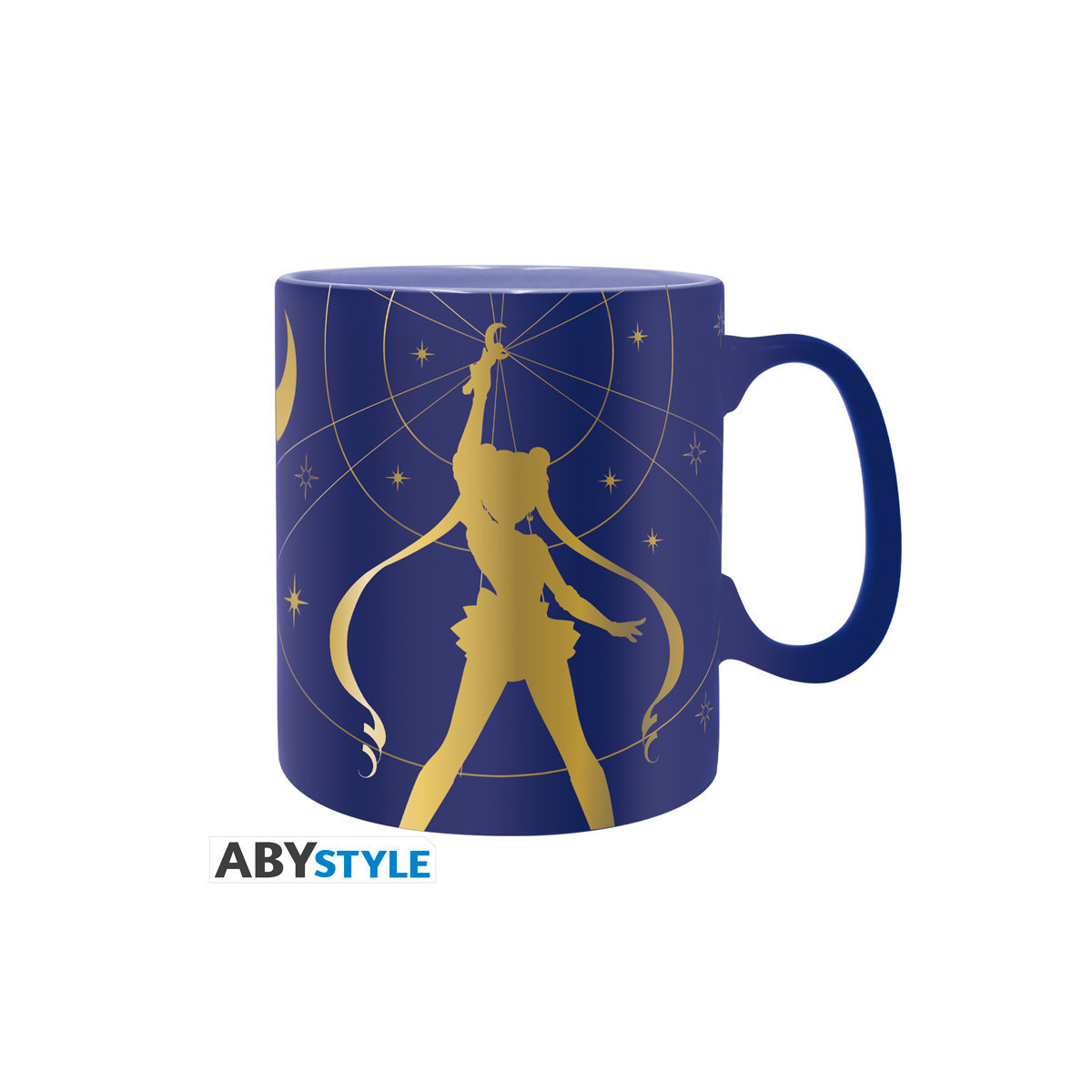 ABYstyle – „ Sailor Moon “-Becher „ Sailor Moon “ in Gold, großes Fassungsvermögen