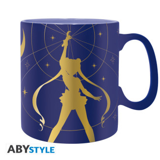 ABYstyle – „ Sailor Moon “-Becher „ Sailor Moon “ in Gold, großes Fassungsvermögen