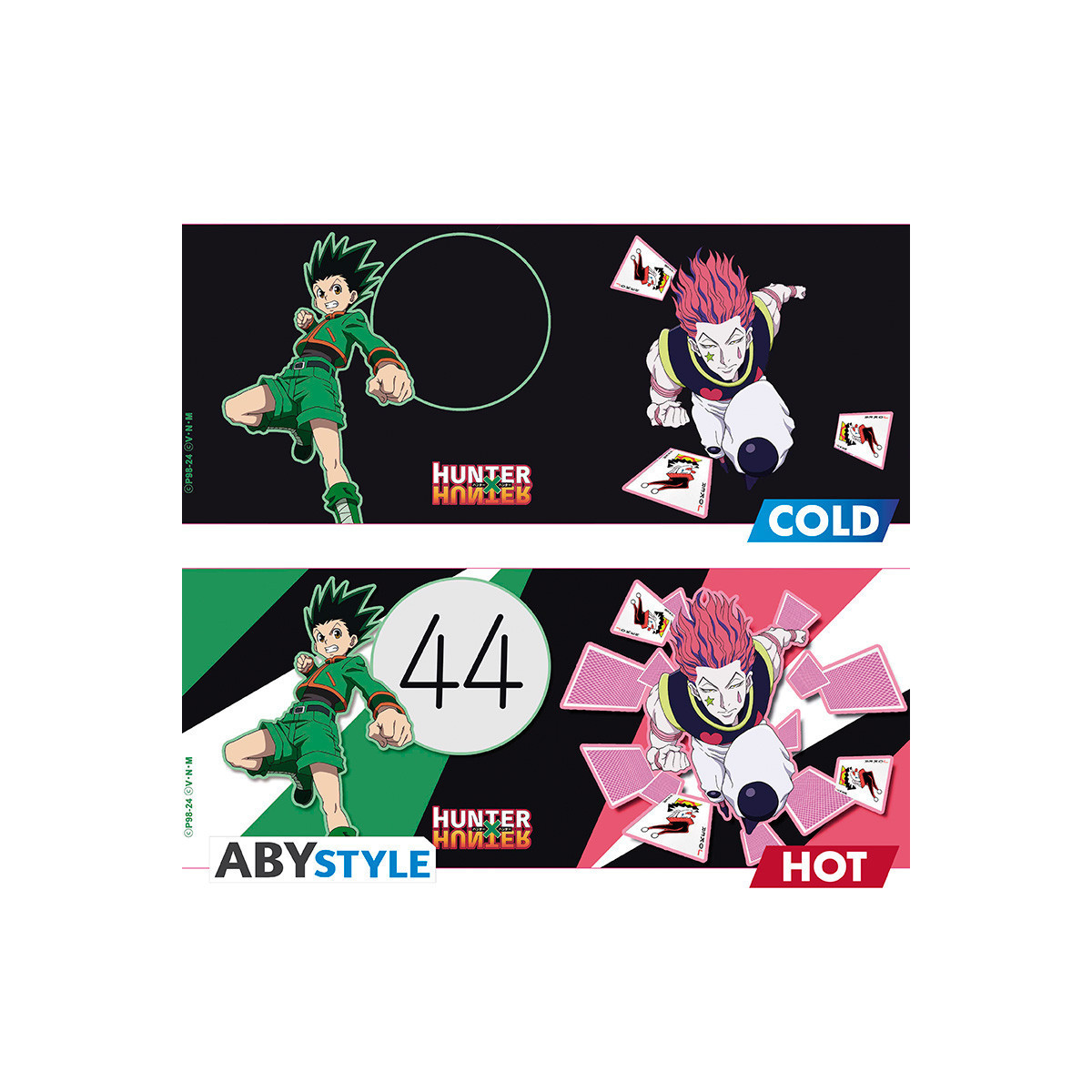 ABYstyle – Hunter × Hunter Thermoreaktive Tasse mit Gon und Hisoka