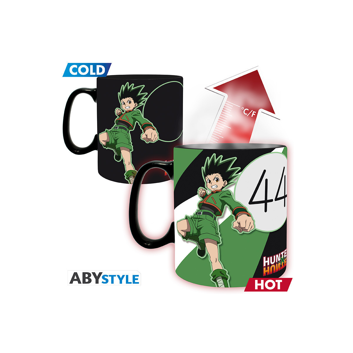 ABYstyle – Hunter × Hunter Thermoreaktive Tasse mit Gon und Hisoka