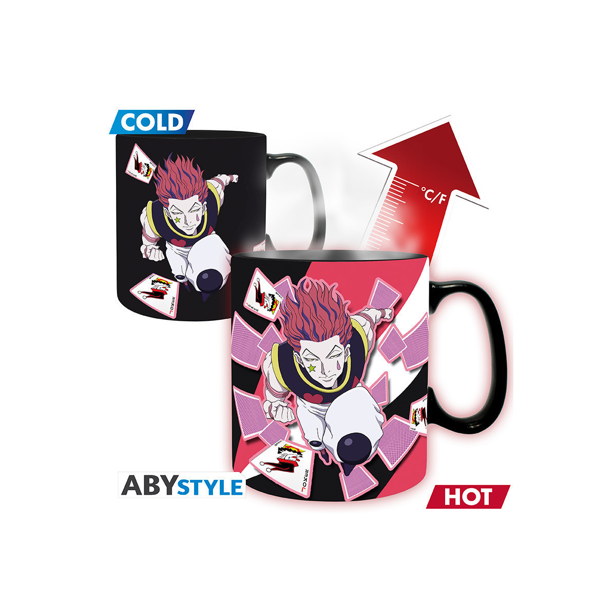 ABYstyle – Hunter × Hunter Thermoreaktive Tasse mit Gon und Hisoka
