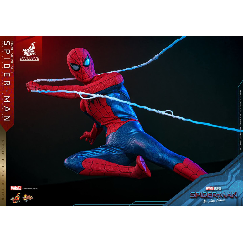 Hot Toys Exklusiv – Spider-Man (Final Swing Suit) (Movie Promo Edition) 1/6 MMS862 – Marvel's Spider-Man: No Way Home