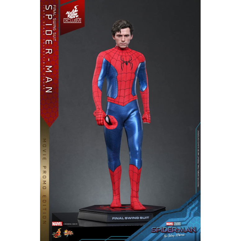 Hot Toys Exklusiv – Spider-Man (Final Swing Suit) (Movie Promo Edition) 1/6 MMS862 – Marvel's Spider-Man: No Way Home