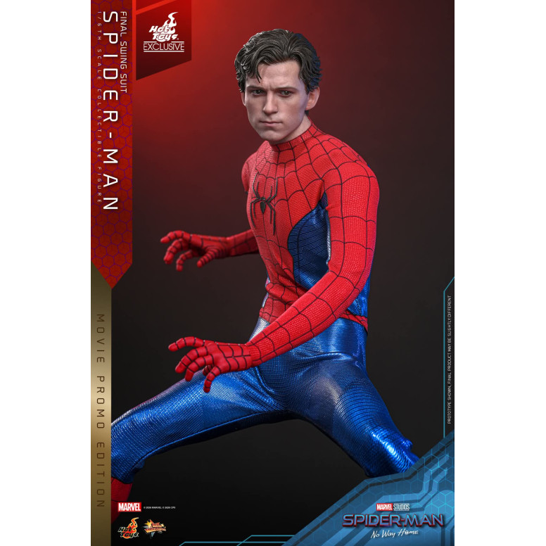 Hot Toys Exklusiv – Spider-Man (Final Swing Suit) (Movie Promo Edition) 1/6 MMS862 – Marvel's Spider-Man: No Way Home
