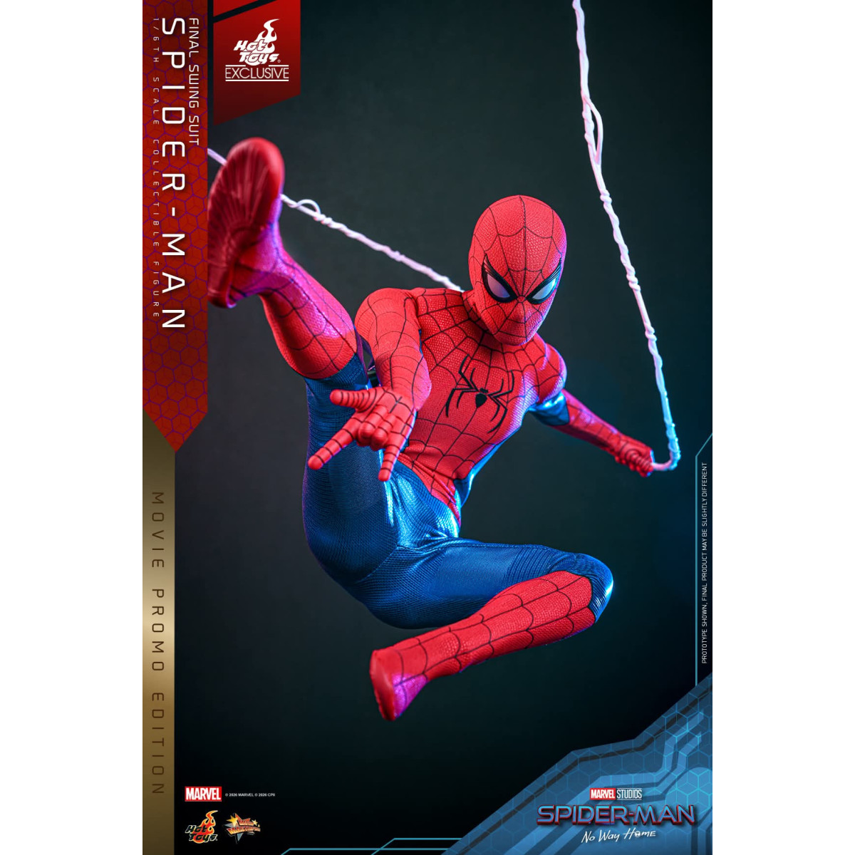 Hot Toys Exklusiv – Spider-Man (Final Swing Suit) (Movie Promo Edition) 1/6 MMS862 – Marvel's Spider-Man: No Way Home