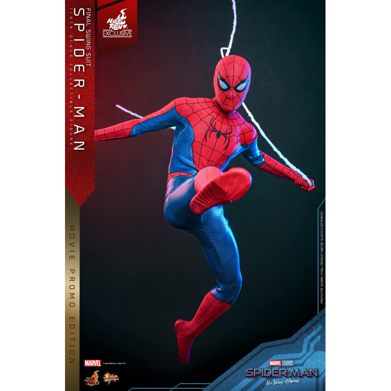 Hot Toys Exklusiv – Spider-Man (Final Swing Suit) (Movie Promo Edition) 1/6 MMS862 – Marvel's Spider-Man: No Way Home
