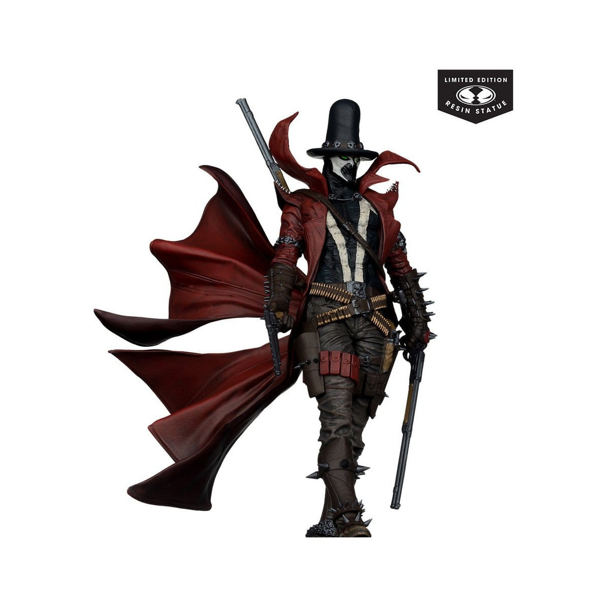McFarlane - Gunslinger Spawn, von Todd McFarlane – „Black White & Red All Over“-Statue im Maßstab 1:10