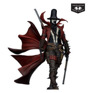 McFarlane - Gunslinger Spawn, von Todd McFarlane – „Black White & Red All Over“-Statue im Maßstab 1:10