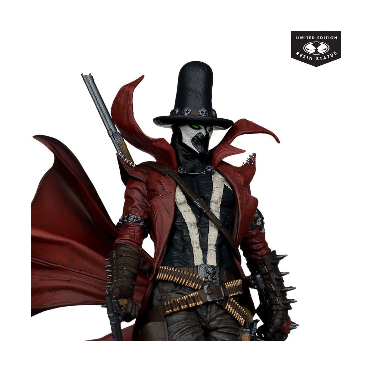 McFarlane - Gunslinger Spawn, von Todd McFarlane – „Black White & Red All Over“-Statue im Maßstab 1:10