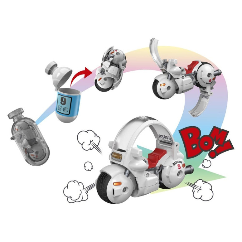 Tamashii Nations - Dragon Ball Z Changearts –  Hoi-Poi Nr. 9: Bulmas Motorrad