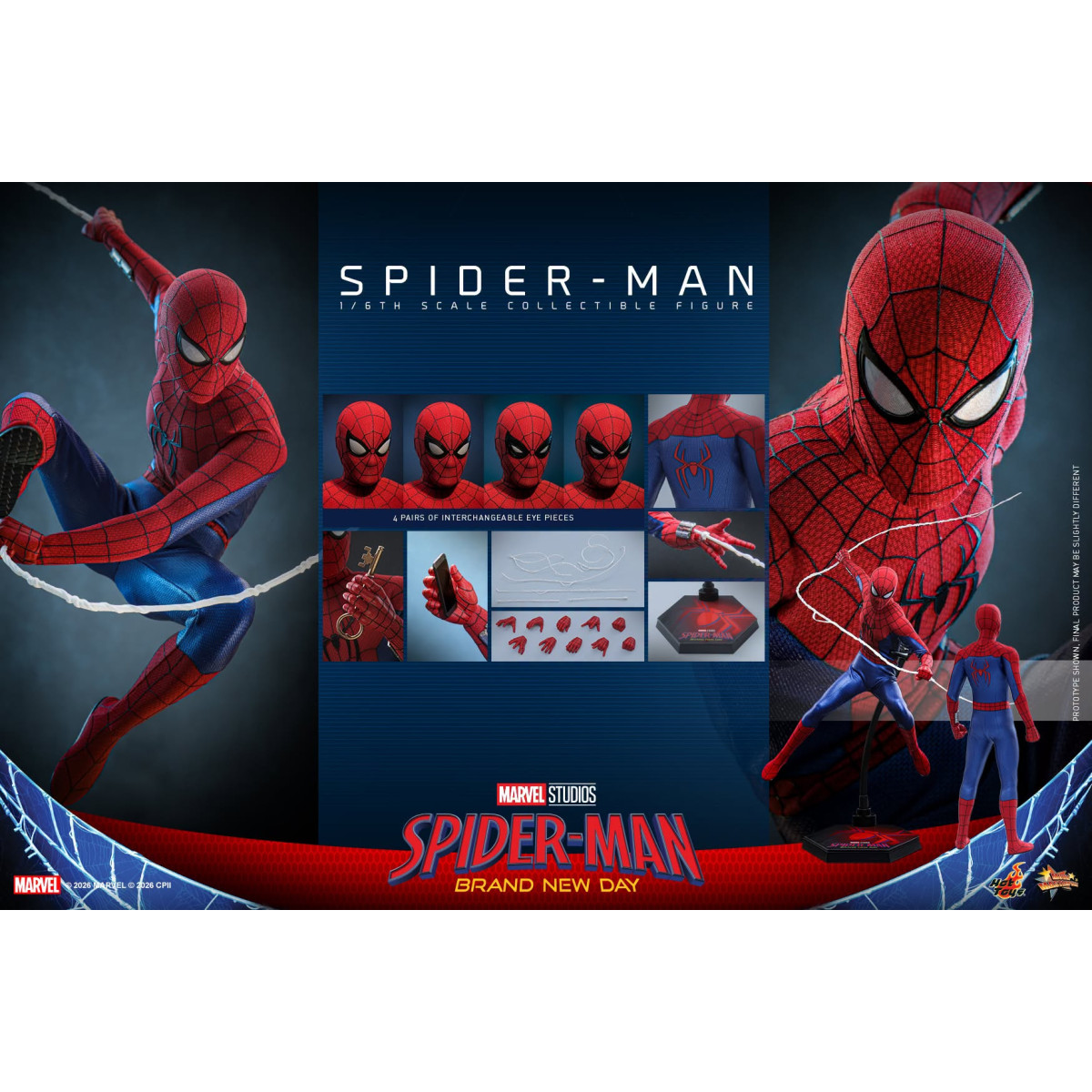 Hot Toys – Spider-Man 1/6 MMS892 – Marvel's Spider-Man: Brand New Day