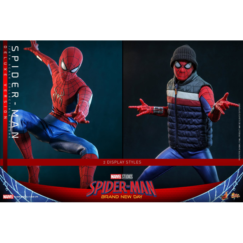 Hot Toys – Spider-Man Deluxe-Version 1:6 MMS893 – Marvel's Spider-Man: Brand New Day