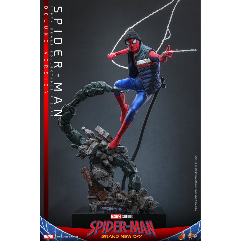Hot Toys – Spider-Man Deluxe-Version 1:6 MMS893 – Marvel's Spider-Man: Brand New Day