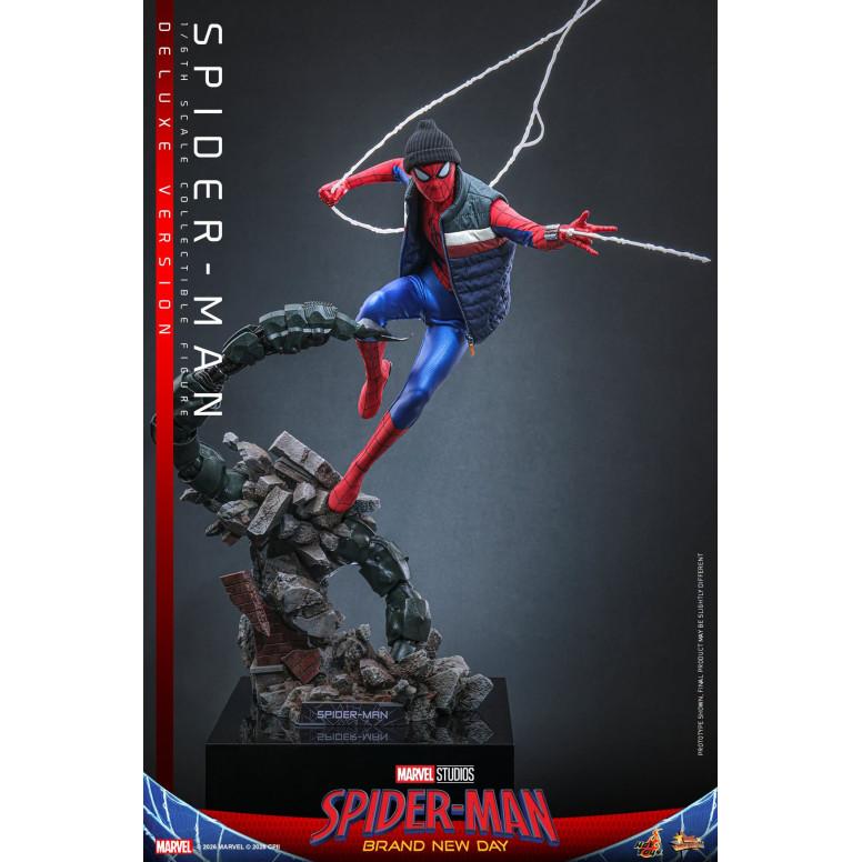 Hot Toys – Spider-Man Deluxe-Version 1:6 MMS893 – Marvel's Spider-Man: Brand New Day