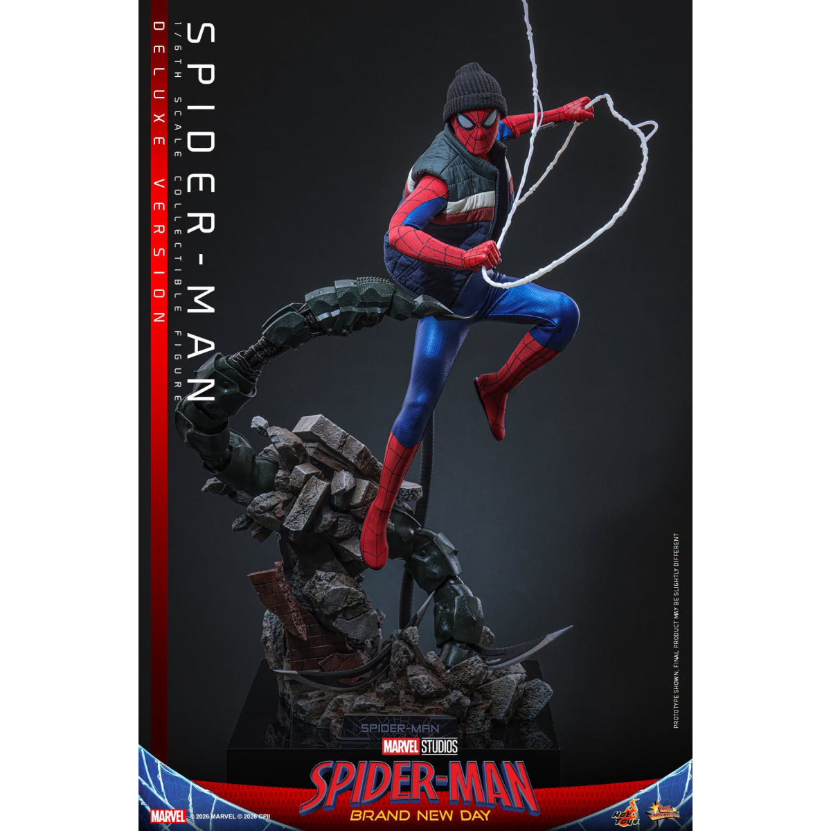 Hot Toys – Spider-Man Deluxe-Version 1:6 MMS893 – Marvel's Spider-Man: Brand New Day