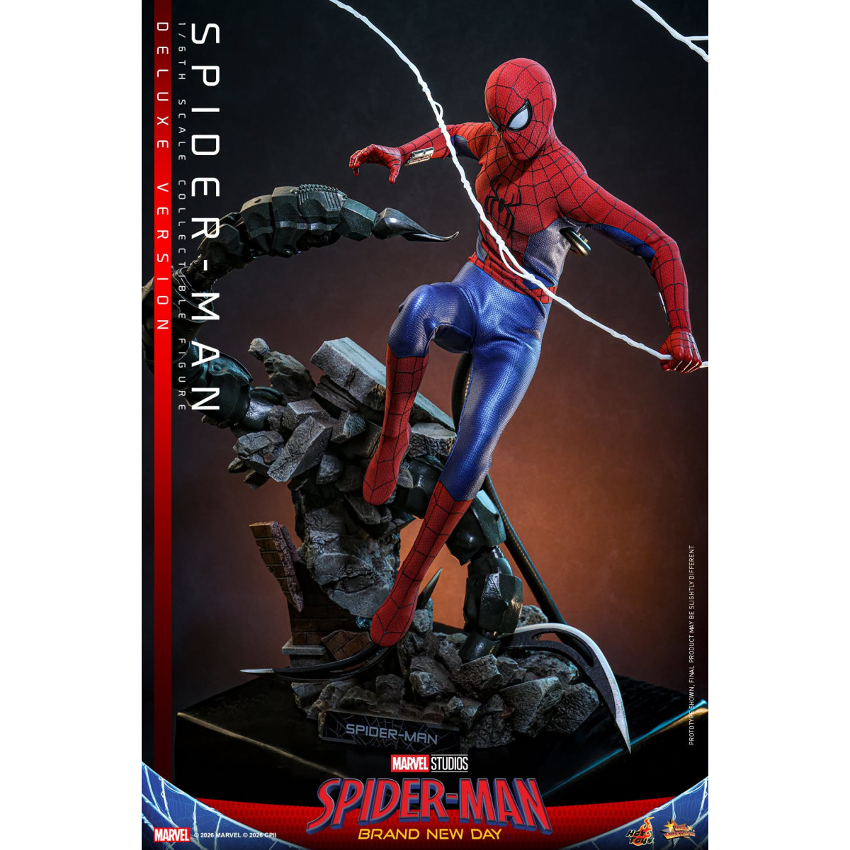 Hot Toys – Spider-Man Deluxe-Version 1:6 MMS893 – Marvel's Spider-Man: Brand New Day