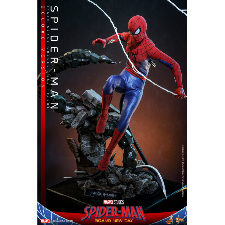 Hot Toys – Spider-Man Deluxe-Version 1:6 MMS893 – Marvel's Spider-Man: Brand New Day