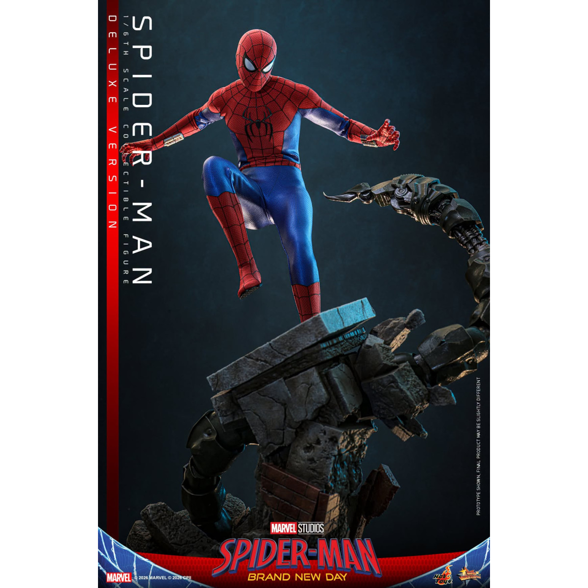 Hot Toys – Spider-Man Deluxe-Version 1:6 MMS893 – Marvel's Spider-Man: Brand New Day