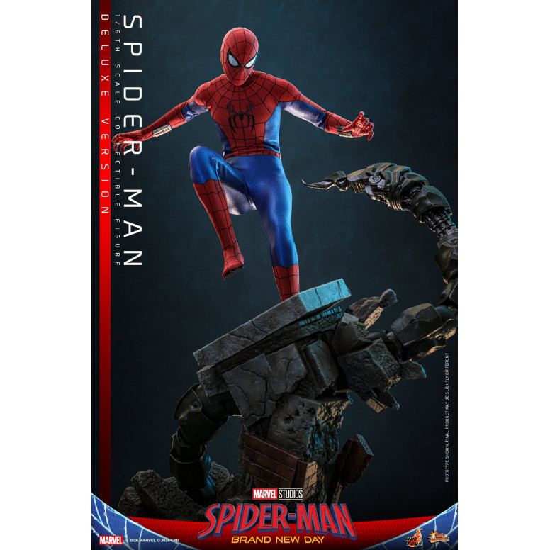 Hot Toys – Spider-Man Deluxe-Version 1:6 MMS893 – Marvel's Spider-Man: Brand New Day