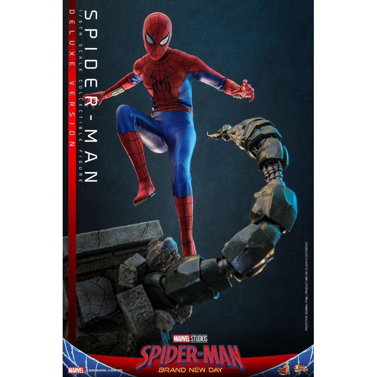 Hot Toys – Spider-Man Deluxe-Version 1:6 MMS893 – Marvel's Spider-Man: Brand New Day