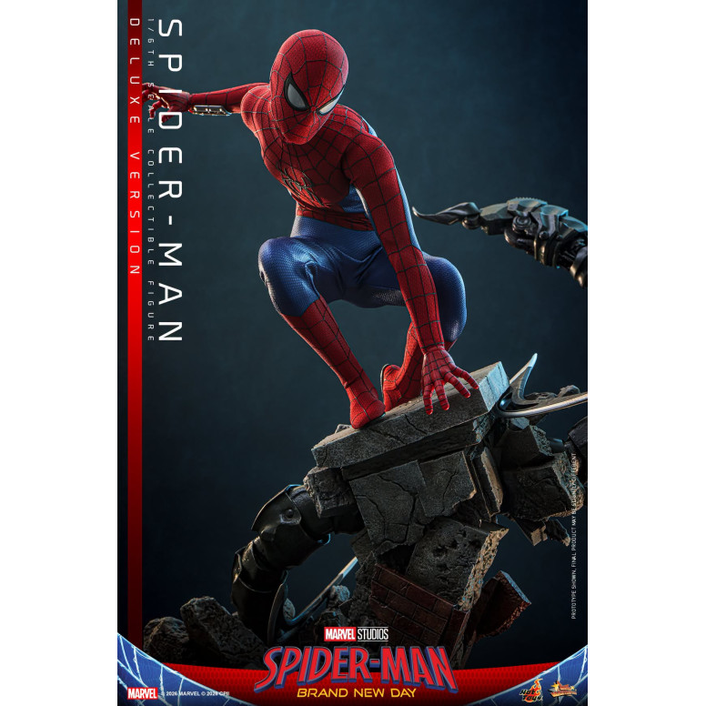 Hot Toys – Spider-Man Deluxe-Version 1:6 MMS893 – Marvel's Spider-Man: Brand New Day