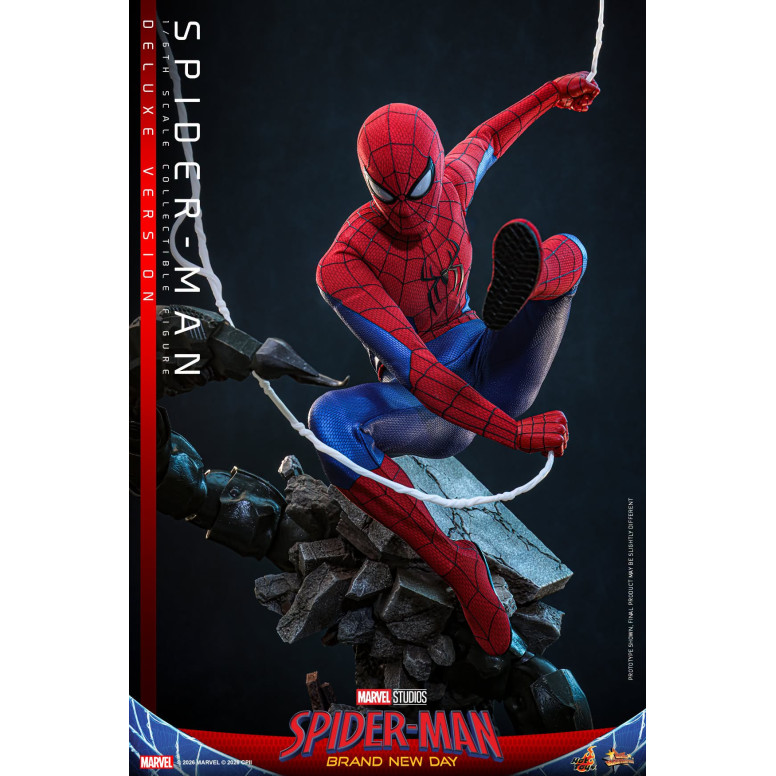 Hot Toys – Spider-Man Deluxe-Version 1:6 MMS893 – Marvel's Spider-Man: Brand New Day