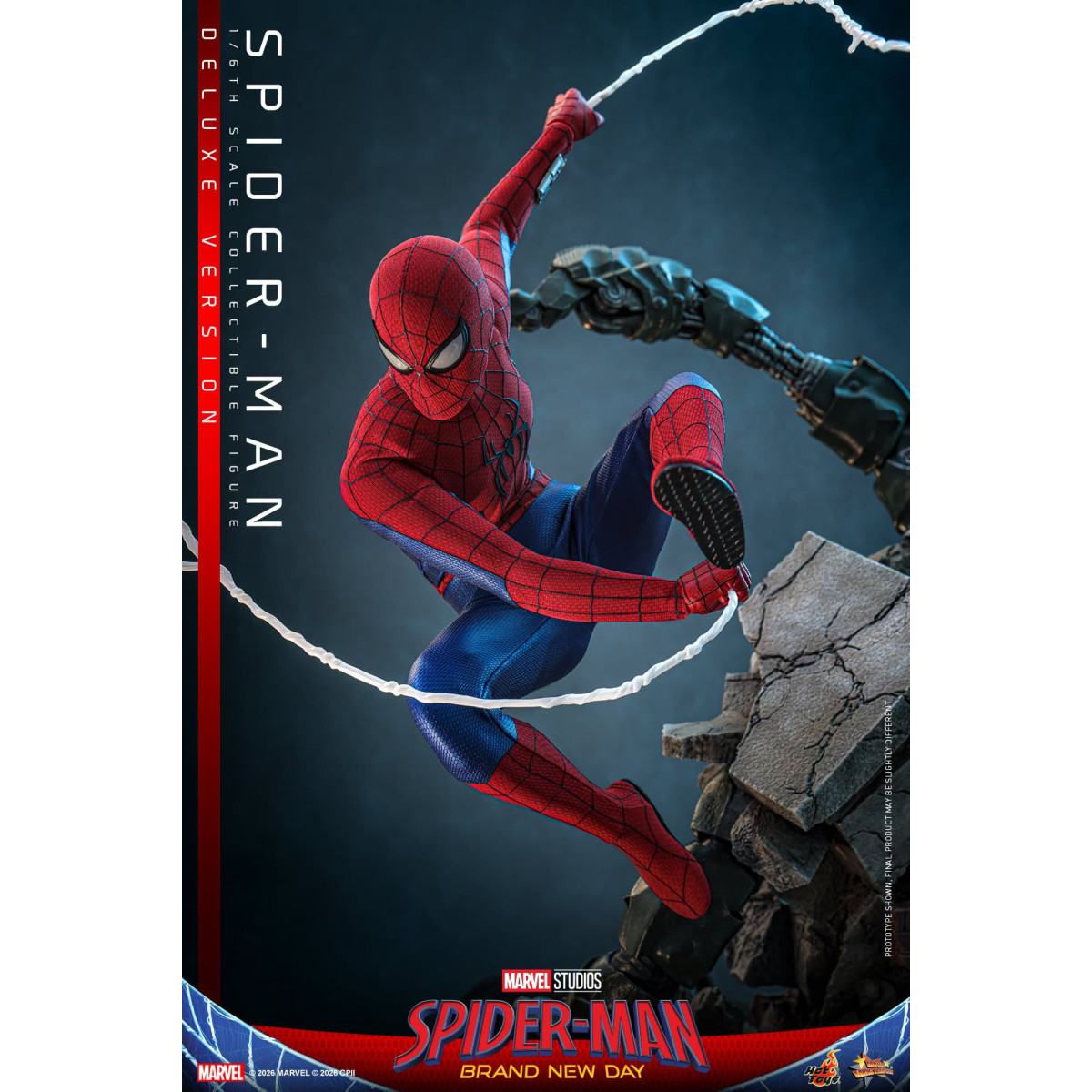 Hot Toys – Spider-Man Deluxe-Version 1:6 MMS893 – Marvel's Spider-Man: Brand New Day