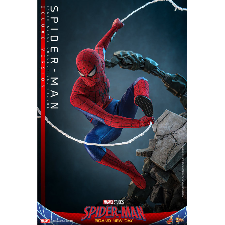 Hot Toys – Spider-Man Deluxe-Version 1:6 MMS893 – Marvel's Spider-Man: Brand New Day