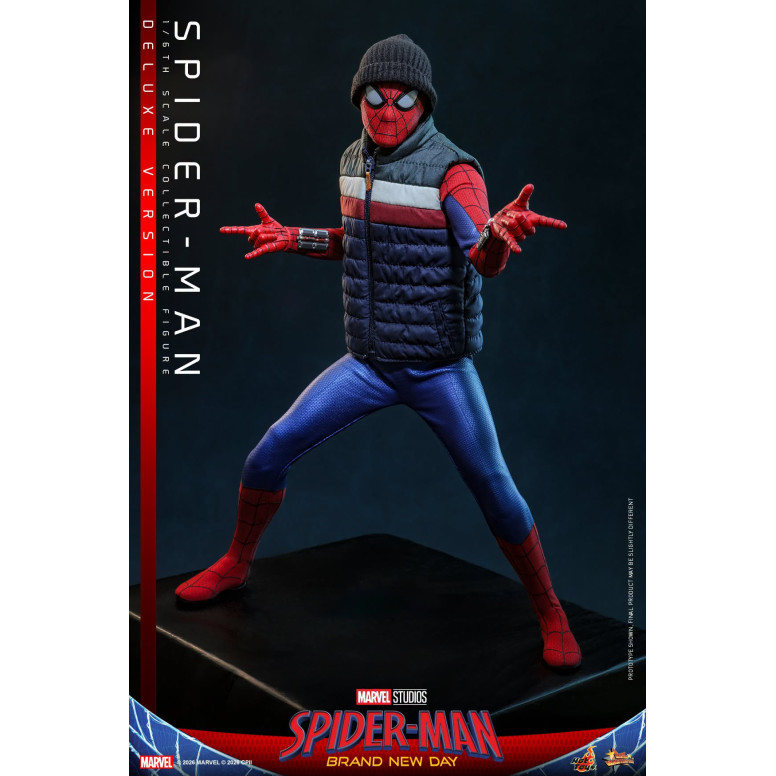 Hot Toys – Spider-Man Deluxe-Version 1:6 MMS893 – Marvel's Spider-Man: Brand New Day