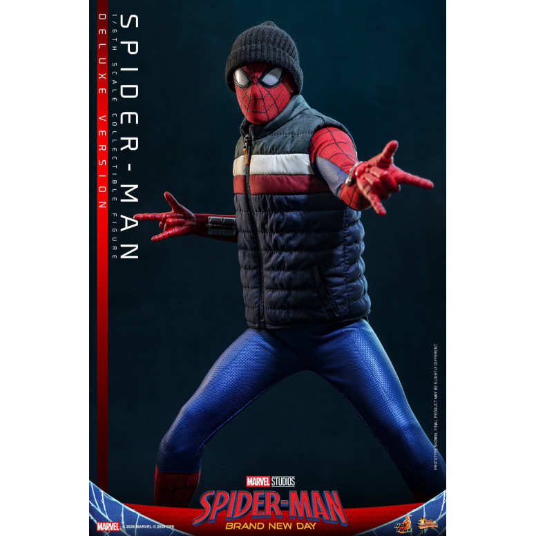 Hot Toys – Spider-Man Deluxe-Version 1:6 MMS893 – Marvel's Spider-Man: Brand New Day