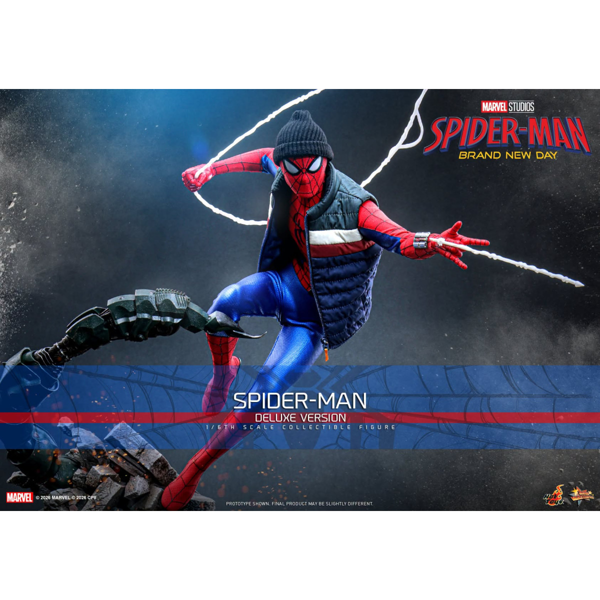Hot Toys – Spider-Man Deluxe-Version 1:6 MMS893 – Marvel's Spider-Man: Brand New Day