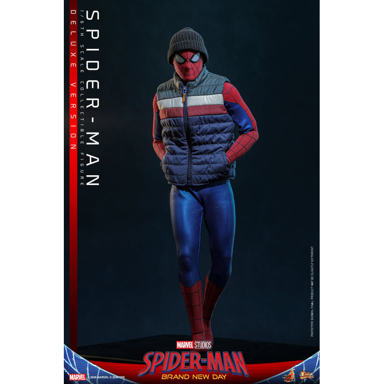 Hot Toys – Spider-Man Deluxe-Version 1:6 MMS893 – Marvel's Spider-Man: Brand New Day