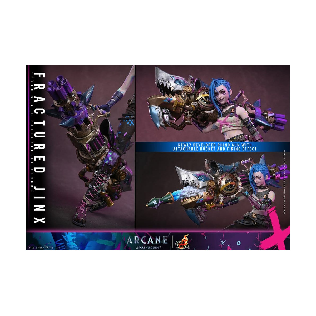 Hot Toys – Arcane – FRACTURED JINX 1:6