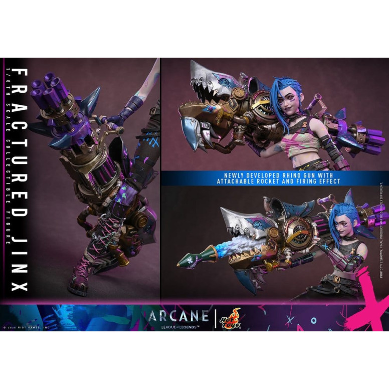 Hot Toys – Arcane – FRACTURED JINX 1:6