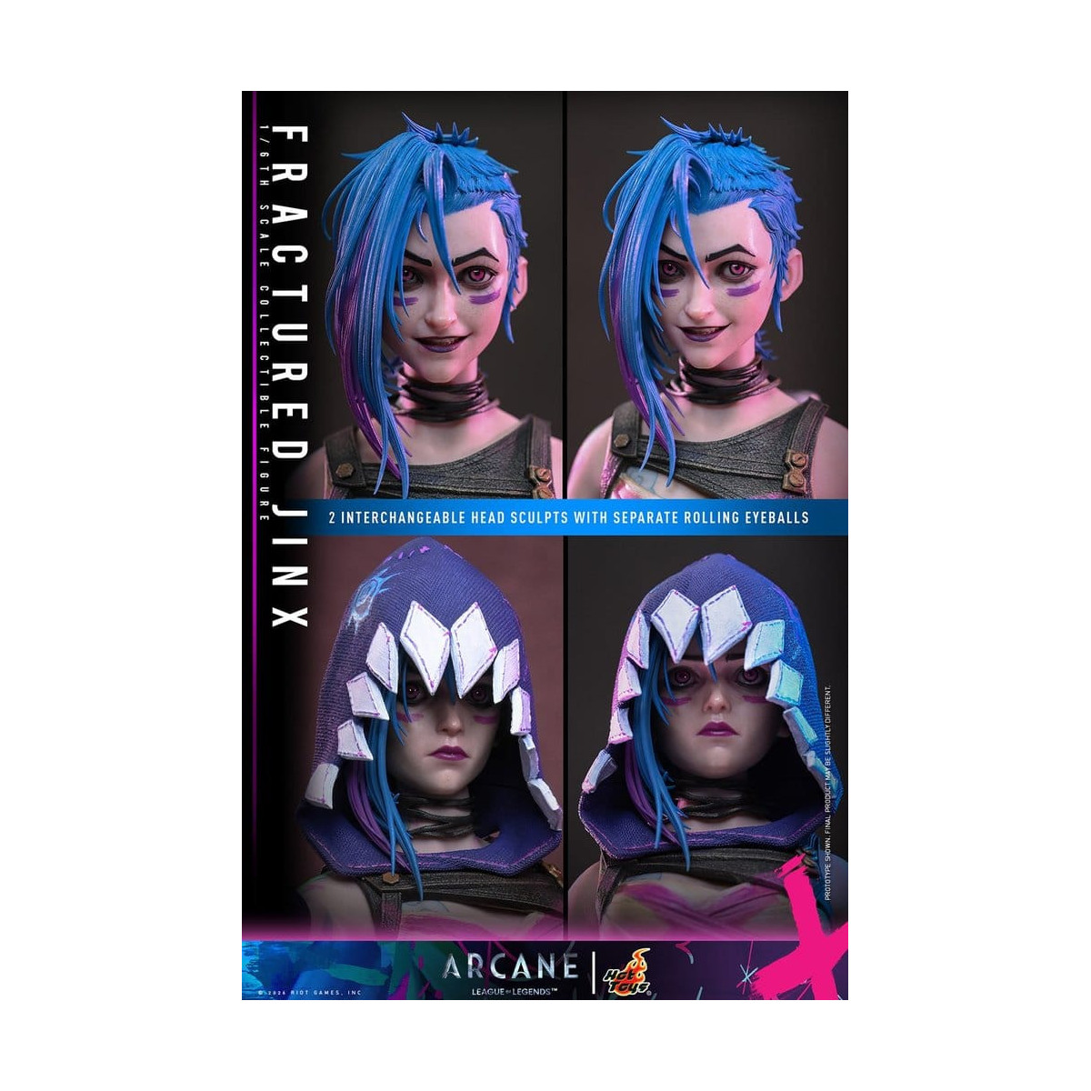 Hot Toys – Arcane – FRACTURED JINX 1:6
