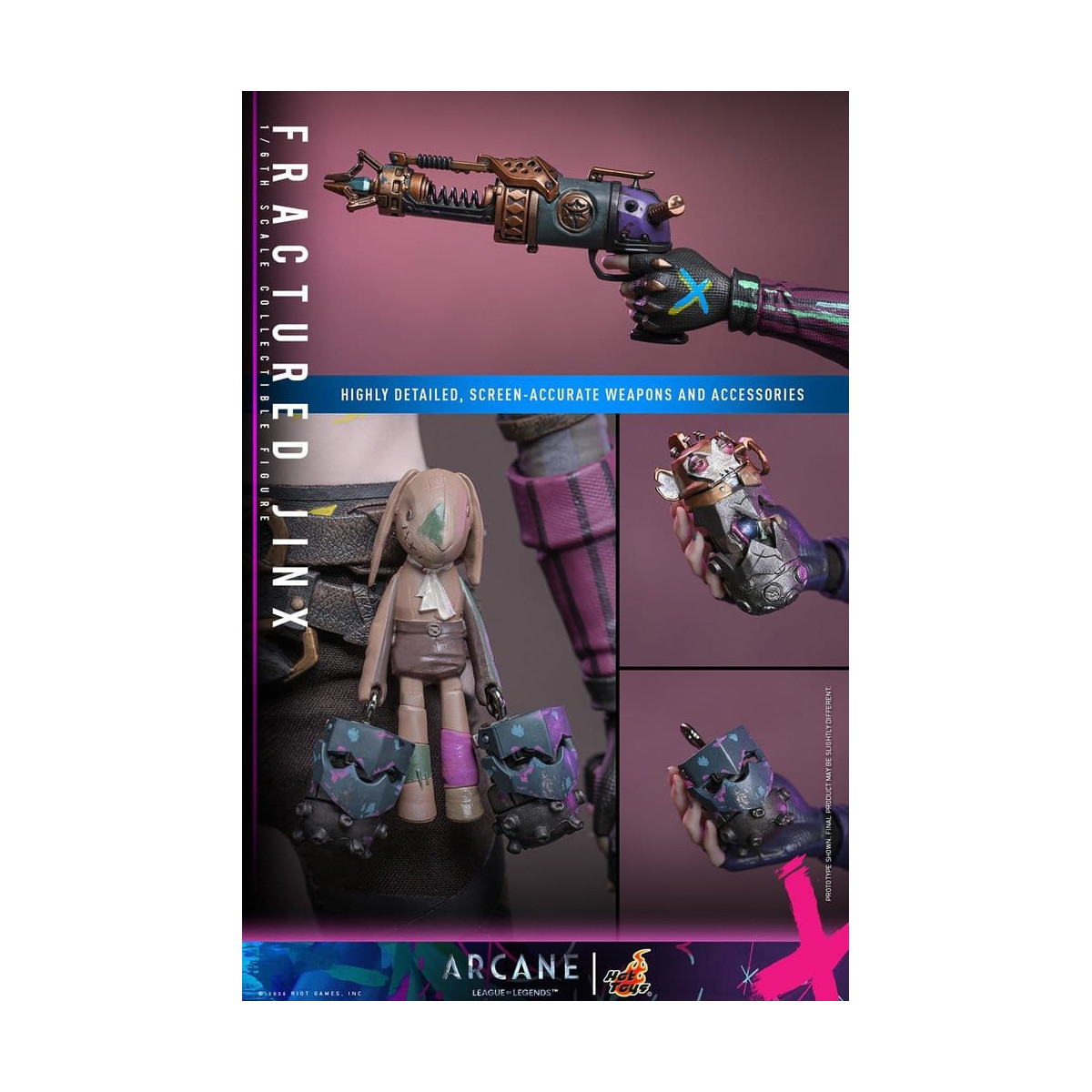 Hot Toys – Arcane – FRACTURED JINX 1:6